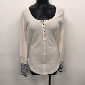 Free People Cotton Thermal size Large